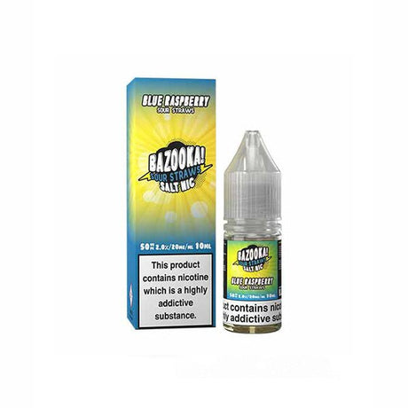 10mg Bazooka Sour Straws 10ml Nic Salts (50VG/50PG) - PRONTO VAPES