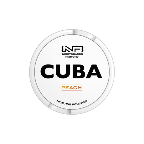 16mg CUBA White Nicotine Pouches - 25 Pouches - PRONTO VAPES