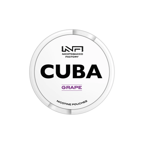 16mg CUBA White Nicotine Pouches - 25 Pouches - PRONTO VAPES