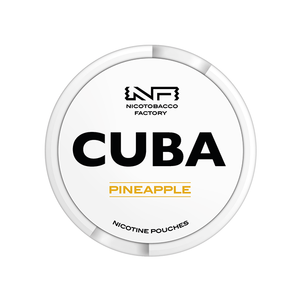 16mg CUBA White Nicotine Pouches - 25 Pouches - PRONTO VAPES