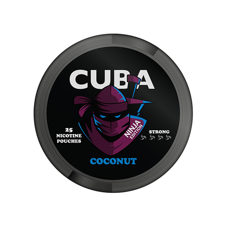 30mg CUBA Ninja Nicotine Pouches - 25 Pouches - PRONTO VAPES