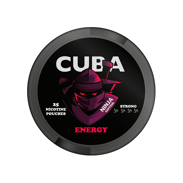 30mg CUBA Ninja Nicotine Pouches - 25 Pouches - PRONTO VAPES