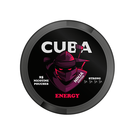 30mg CUBA Ninja Nicotine Pouches - 25 Pouches - PRONTO VAPES