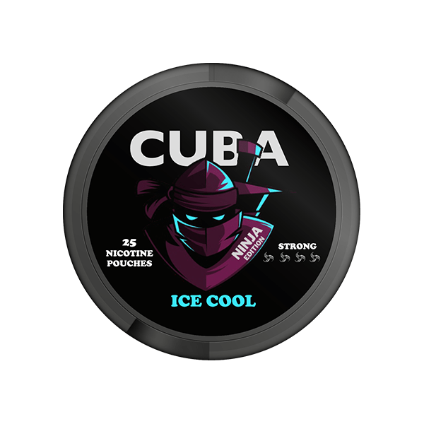30mg CUBA Ninja Nicotine Pouches - 25 Pouches - PRONTO VAPES