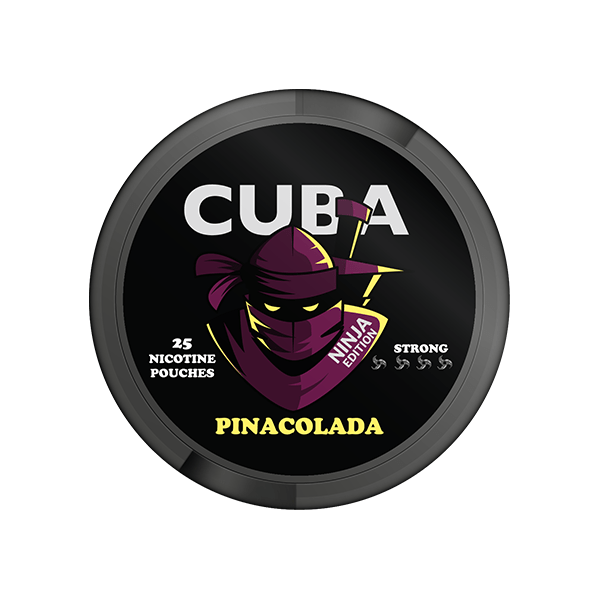 30mg CUBA Ninja Nicotine Pouches - 25 Pouches - PRONTO VAPES