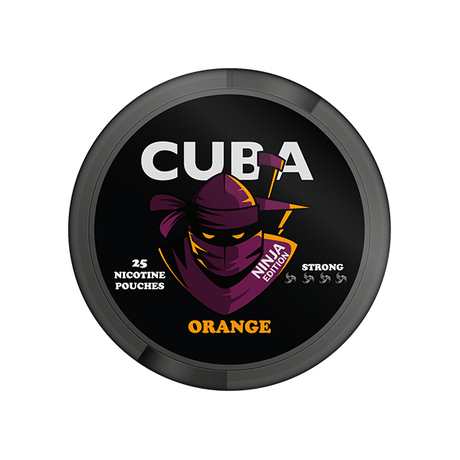 30mg CUBA Ninja Nicotine Pouches - 25 Pouches - PRONTO VAPES