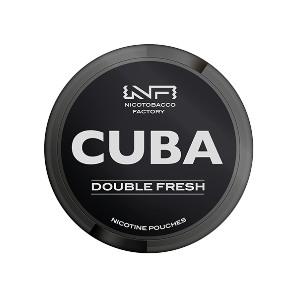 43mg CUBA Black Nicotine Pouches - 25 Pouches - PRONTO VAPES