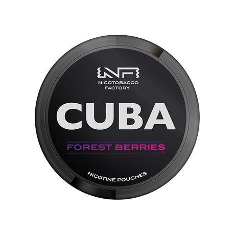 43mg CUBA Black Nicotine Pouches - 25 Pouches - PRONTO VAPES