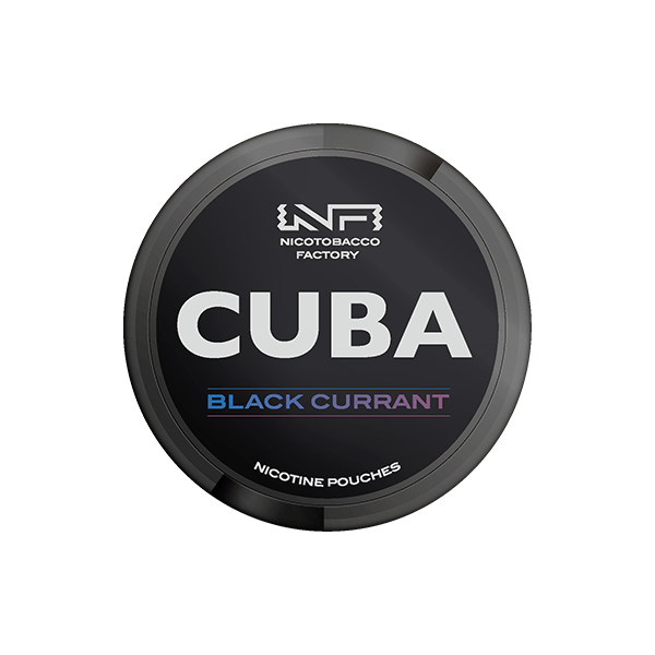 43mg CUBA Black Nicotine Pouches - 25 Pouches - PRONTO VAPES
