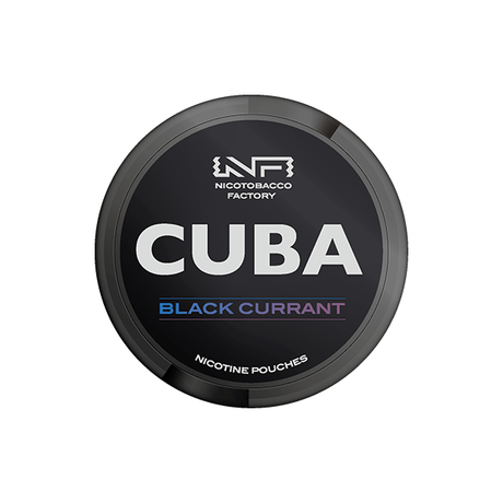 43mg CUBA Black Nicotine Pouches - 25 Pouches - PRONTO VAPES