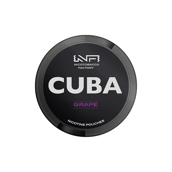 43mg CUBA Black Nicotine Pouches - 25 Pouches - PRONTO VAPES