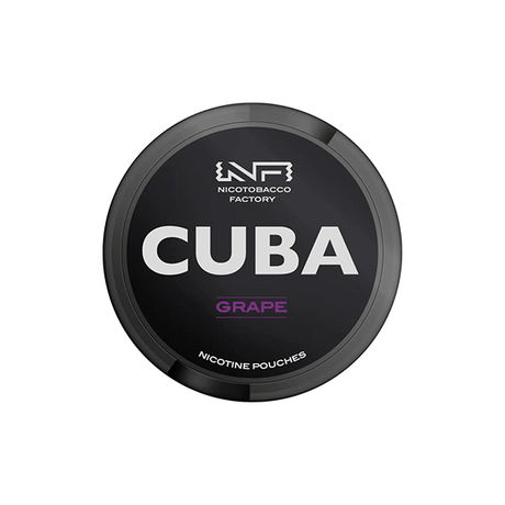 43mg CUBA Black Nicotine Pouches - 25 Pouches - PRONTO VAPES