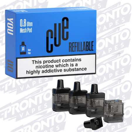 CUE 2.0 Refillable Pods 2ml - 4pcs