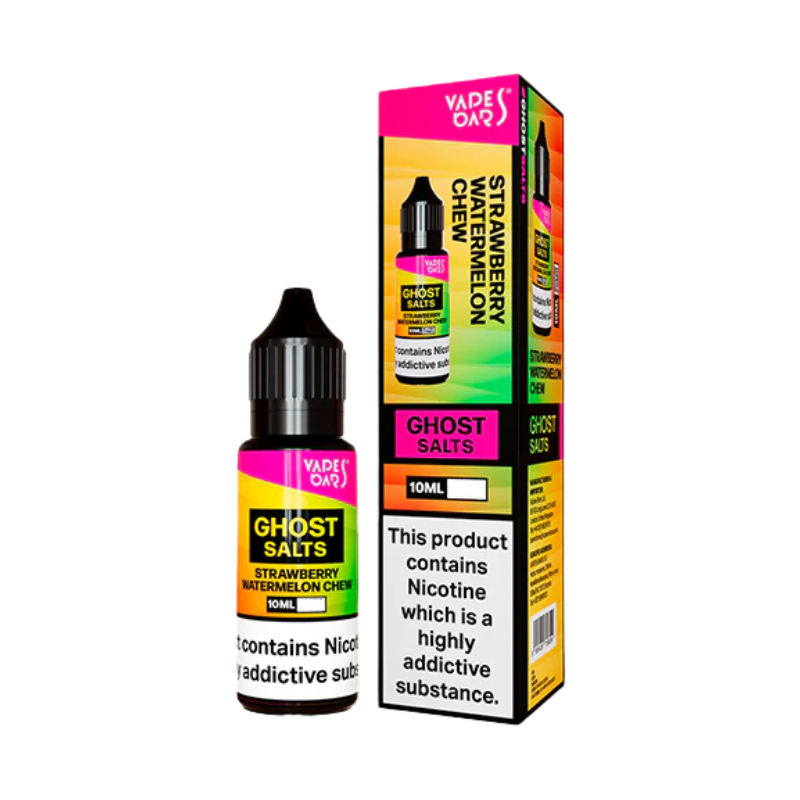 Strawberry Watermelon Chew Ghost Nic Salt E-Liquid By Vapes Bars