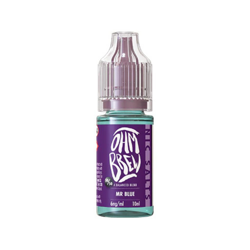 Mr Blue Ohm Brew Nic Salt 50/50 E-Liquid