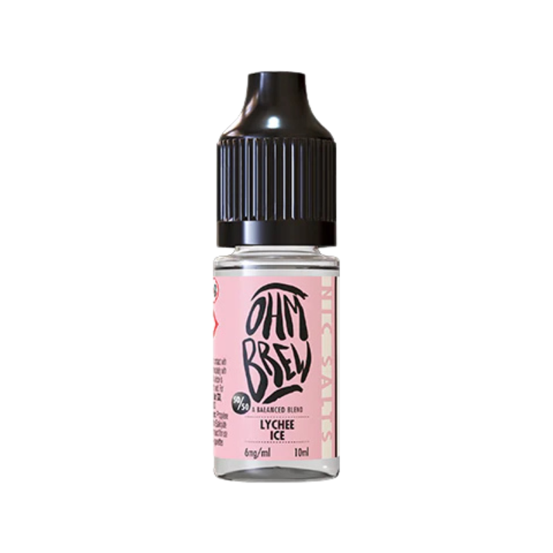 Lychee Ice Ohm Brew Nic Salt 50/50 E-Liquid