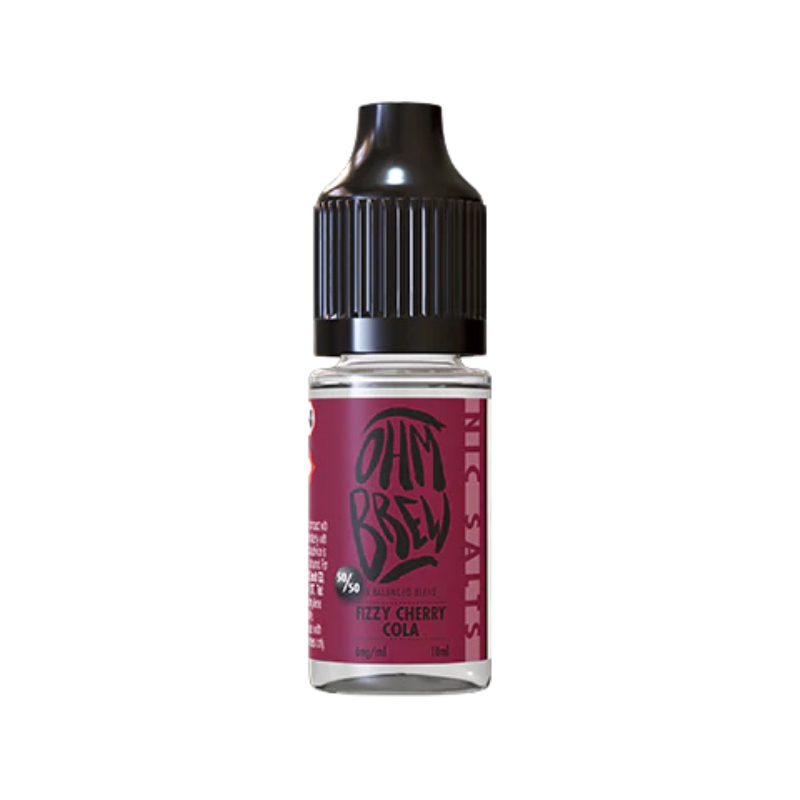 Fizzy Cherry Cola Ohm Brew Nic Salt 50/50 E-Liquid