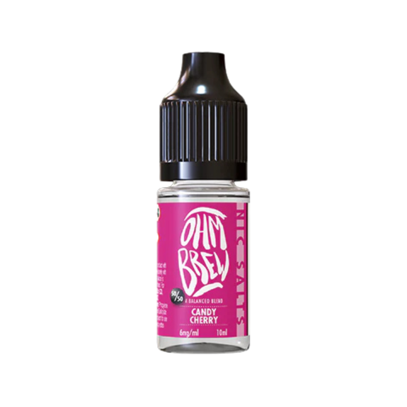 Candy Cherry Ohm Brew Nic Salt 50/50 E-Liquid