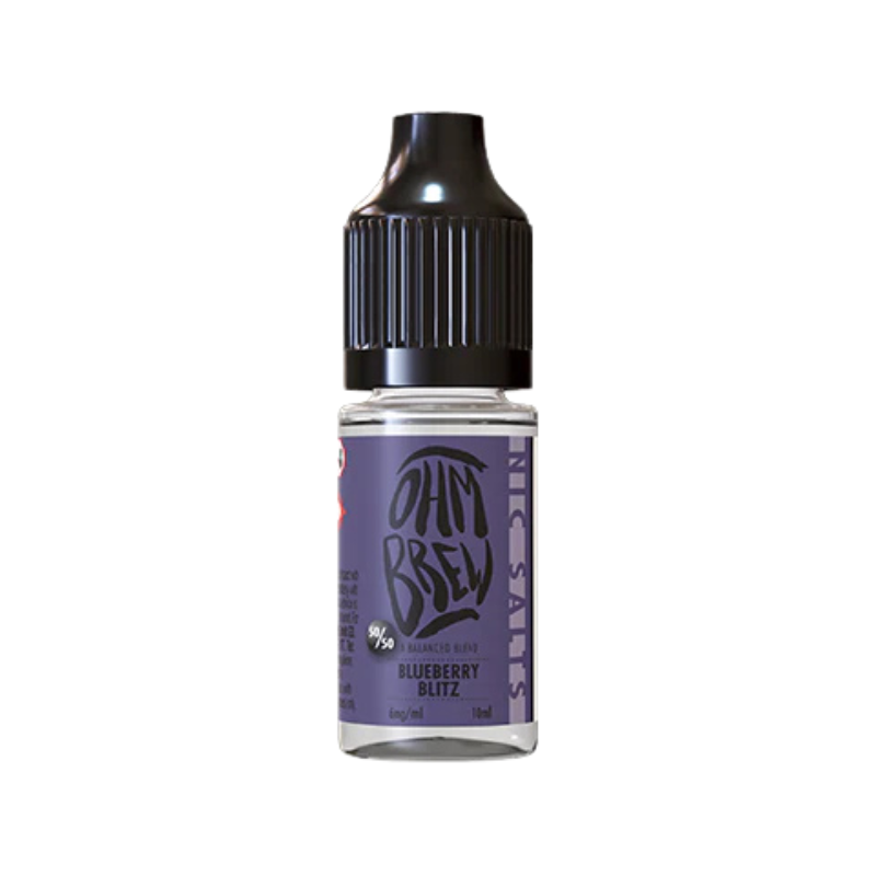 Blueberry Blitz Ohm Brew Nic Salt 50/50 E-Liquid