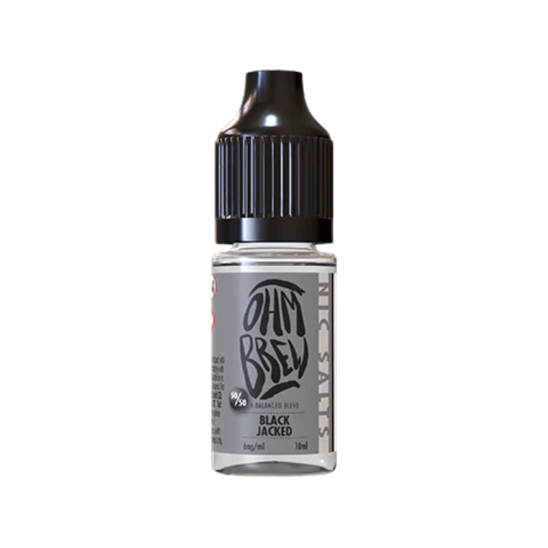 Black Jacked Ohm Brew Nic Salt 50/50 E-Liquid