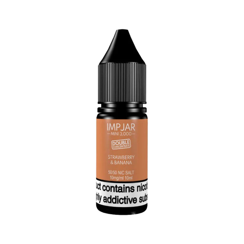 Strawberry Banana Imp Jar Mini 3000 Double Concentrate 10ml Nic Salt E-Liquid
