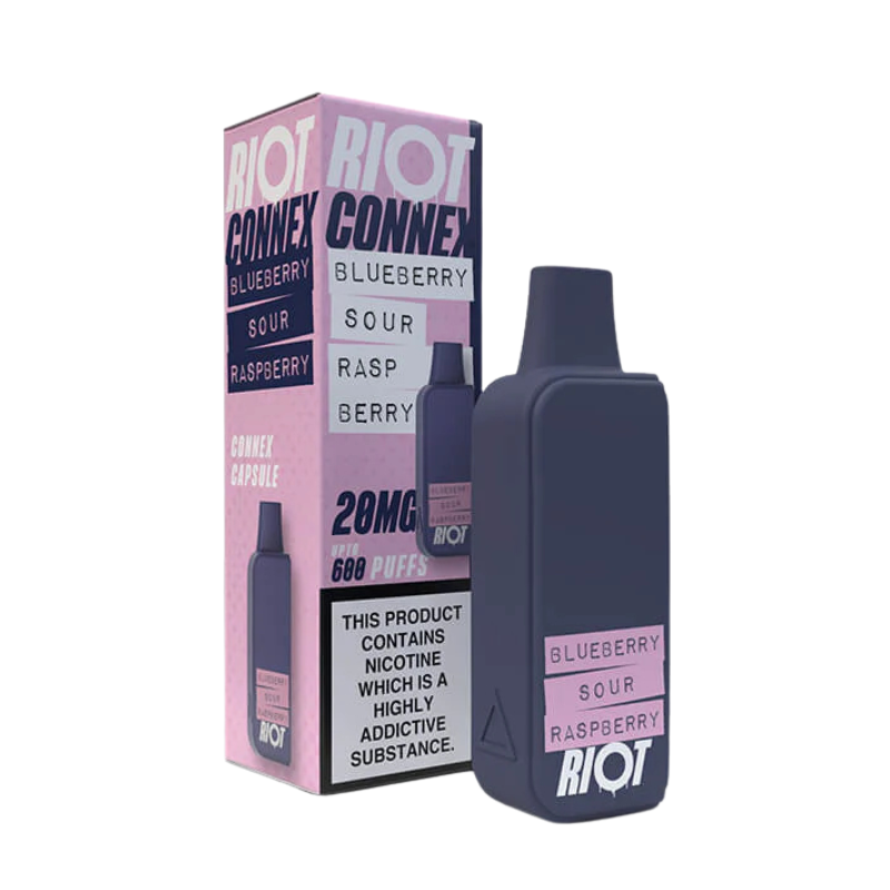 Blueberry Sour Raspberry Riot Squad Connex Prefilled Vape Pod - 1PK