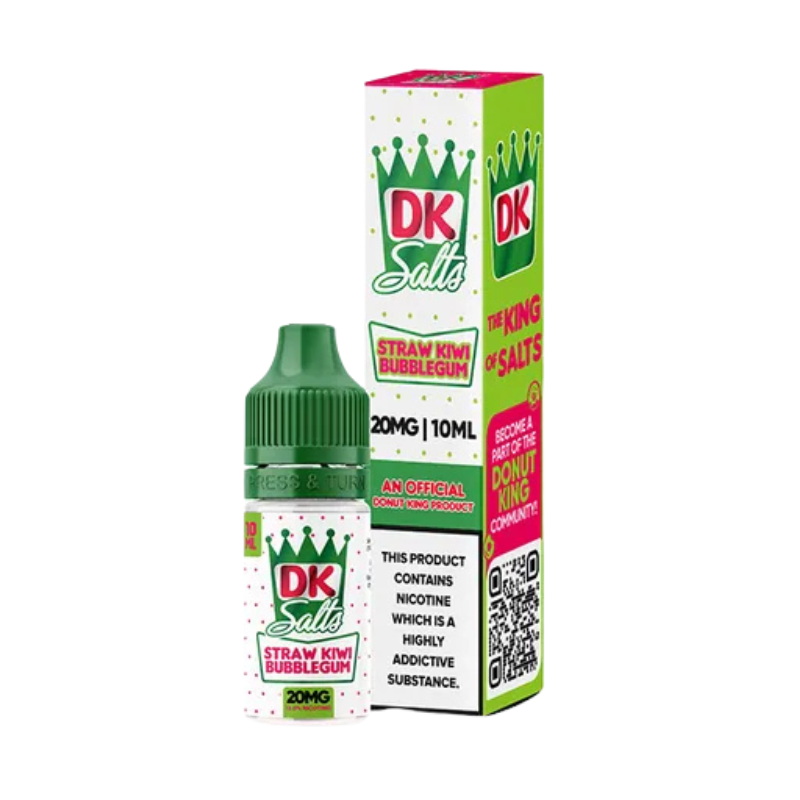 Straw Kiwi Bubblegum Donut King Bar Juice Nic Salt 10ml E-liquid 50/50