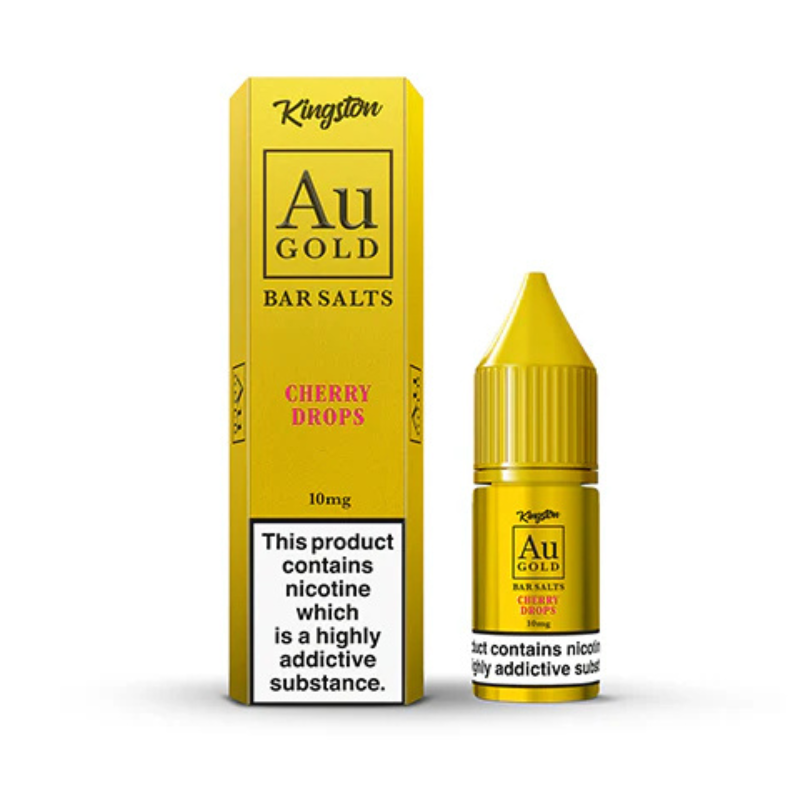 Cherry Drops AU Gold Nic Salt E-Liquid by Kingston