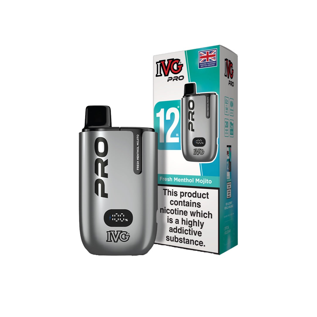 IVG Pro 12 Prefilled Pod Vape Kit 10000 Puffs 20mg