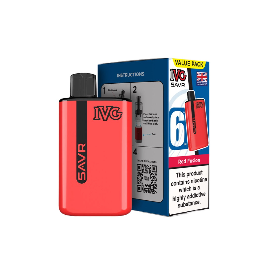 IVG SAVR Prefilled Pod Vape Kit 3000 Puffs 20mg