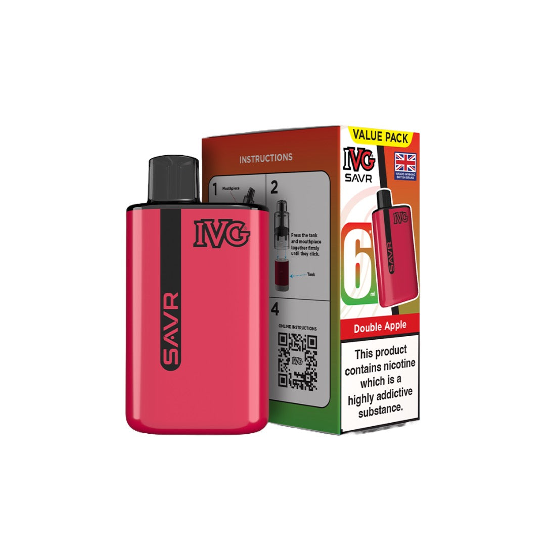 IVG SAVR Prefilled Pod Vape Kit 3000 Puffs 20mg