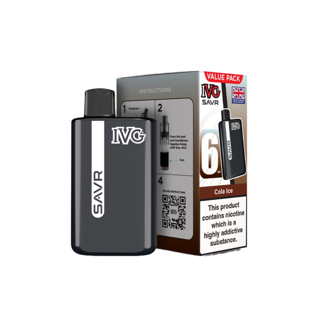 IVG SAVR Prefilled Pod Vape Kit 3000 Puffs 20mg