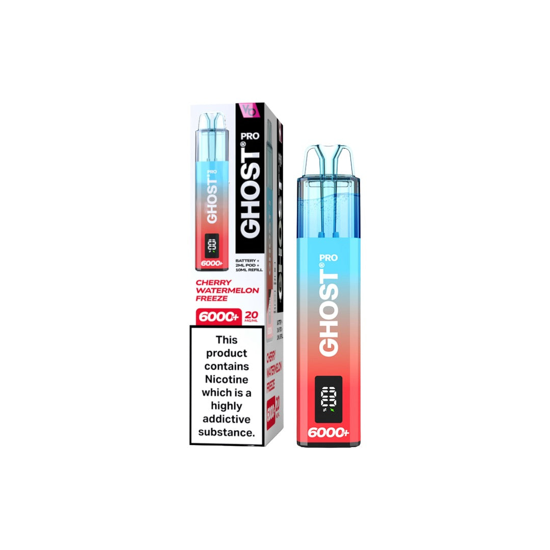 Ghost Pro 6000+ Disposable Vapes Bars 20mg