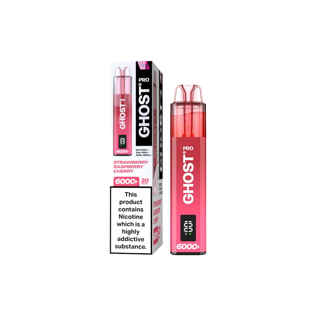 Ghost Pro 6000+ Disposable Vapes Bars 20mg
