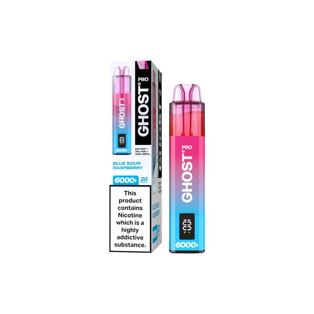 Ghost Pro 6000+ Disposable Vapes Bars 20mg