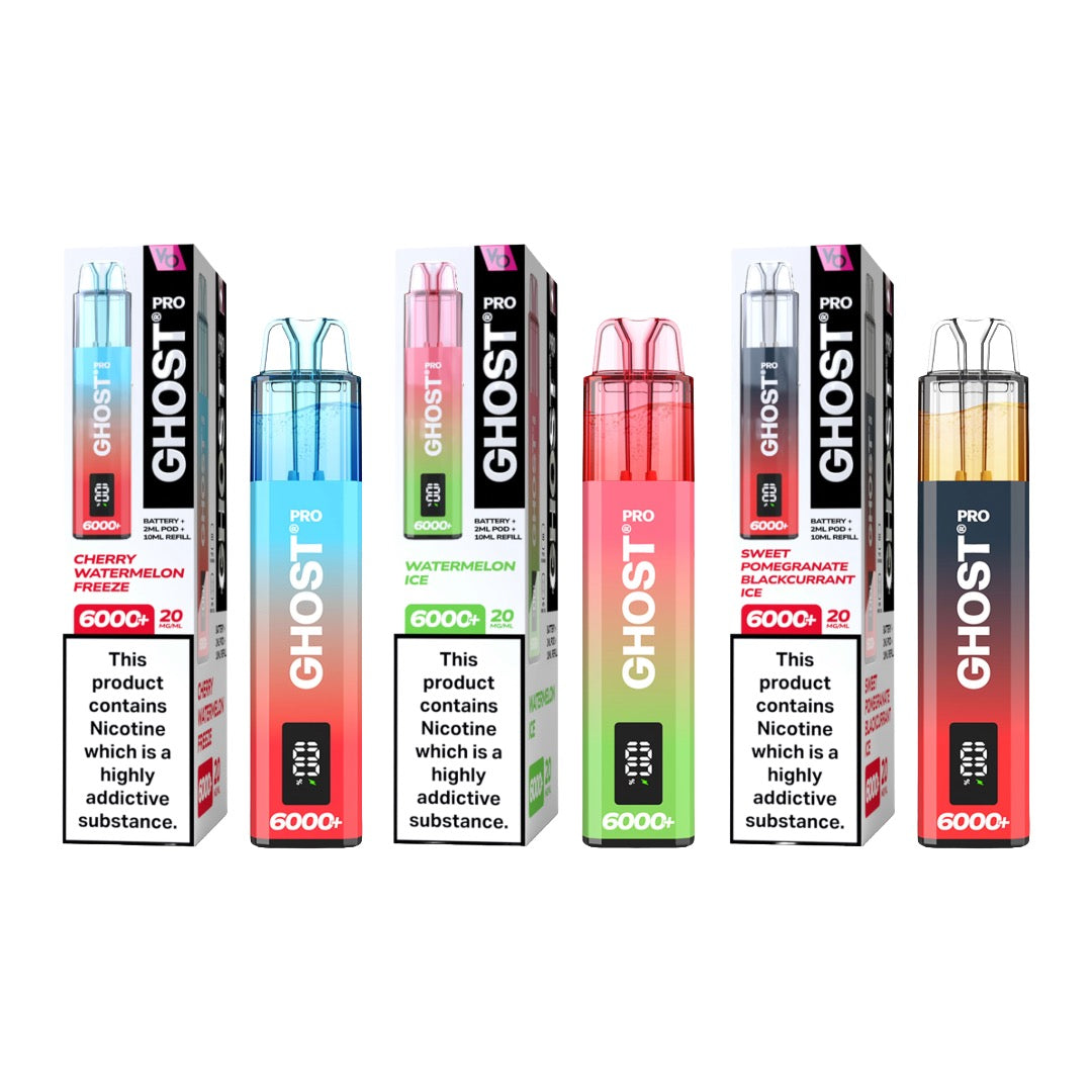 Ghost Pro 6000+ Disposable Vapes Bars 20mg