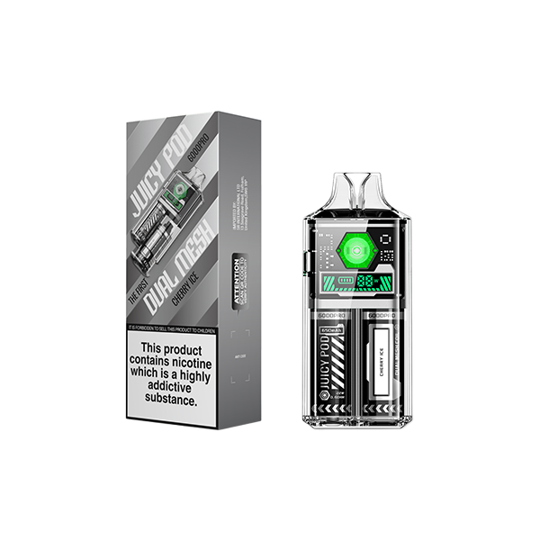Juicy Pod 6000 Pro Disposable Vape Kit 6000 Puffs 20mg