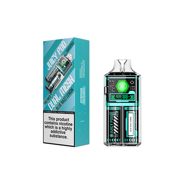 Juicy Pod 6000 Pro Disposable Vape Kit 6000 Puffs 20mg