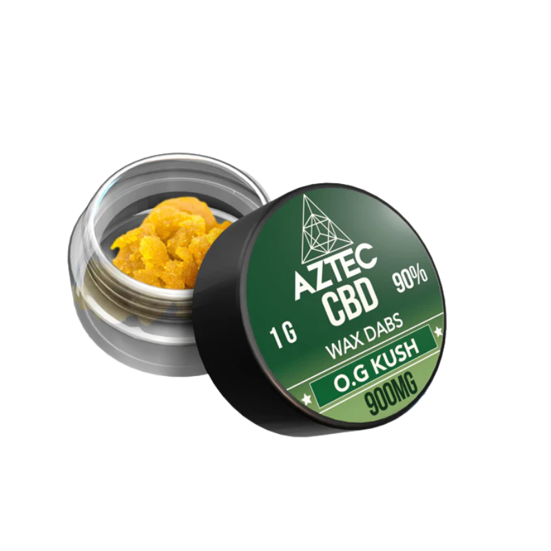 O.G Kush Aztec CBD 900mg CBD Wax/Crumble - 1g