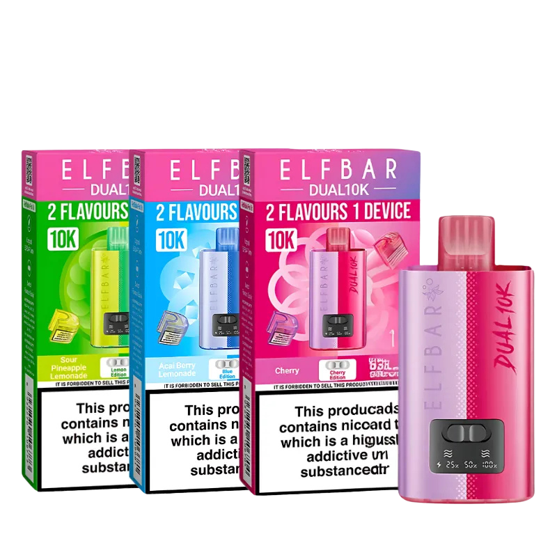 Elf Bar Dual 10K Pod Vape Kit 20mg