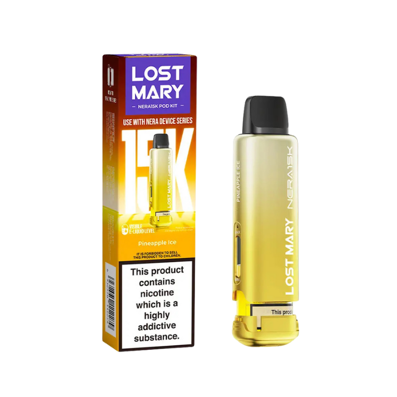 Pineapple Ice Lost Mary Nera 15k Prefilled Pod 20mg