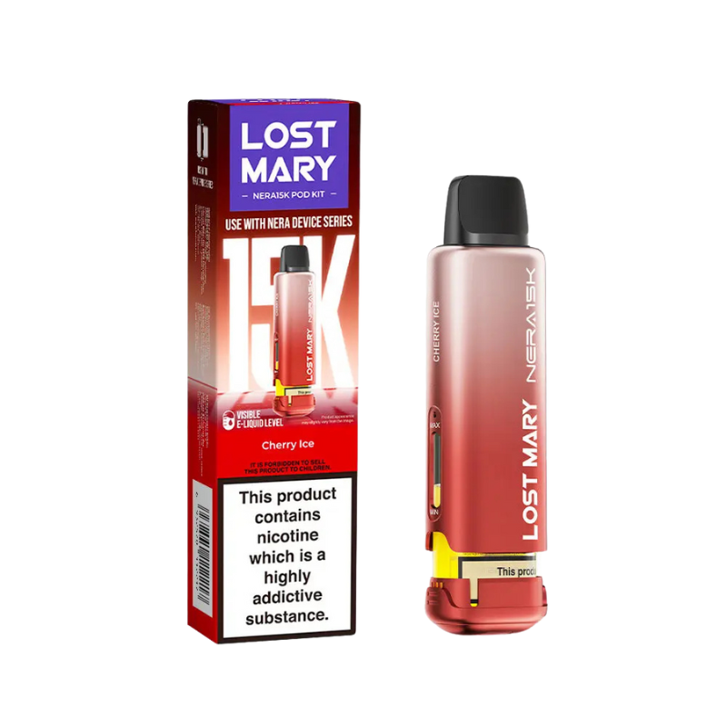 Cherry Ice Lost Mary Nera 15k Prefilled Pod 20mg
