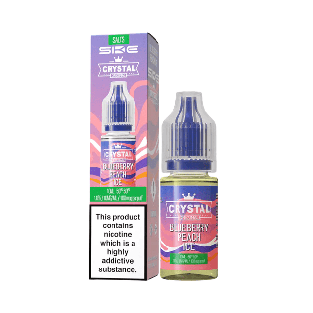 Blueberry Peach Ice SKE Crystal Nic Salt 10ml E - Liquid 50/50 - PRONTO VAPES