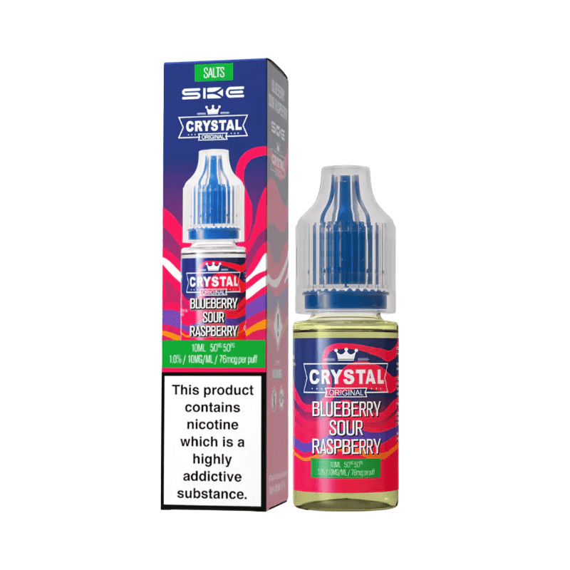 Blueberry Sour Raspberry SKE Crystal Nic Salt 10ml E - Liquid 50/50 - PRONTO VAPES