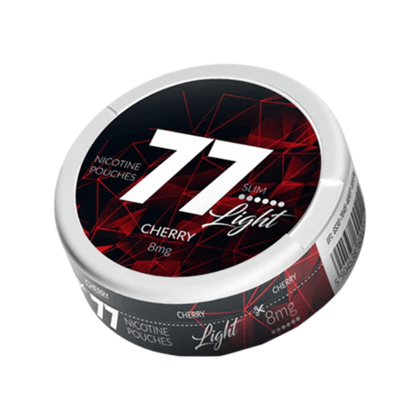 Cherry 77 Slim Nicotine Snus Pouches 8mg - 20 Pouches - PRONTO VAPES