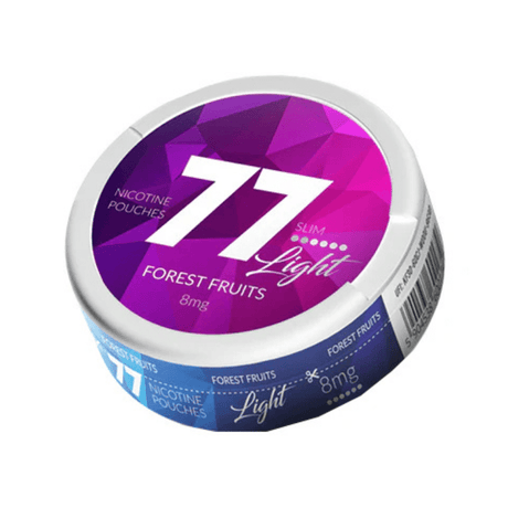 Forest Fruits 77 Slim Nicotine Snus Pouches 8mg - 20 Pouches - PRONTO VAPES