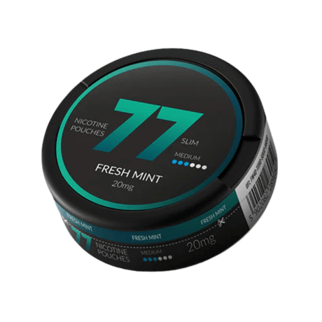 Fresh Mint 77 Slim Nicotine Snus Pouches 20mg - 20 Pouches - PRONTO VAPES