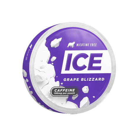Grape Blizzard 100mg Ice Range Caffeine Pouches - 20 Pouches - PRONTO VAPES