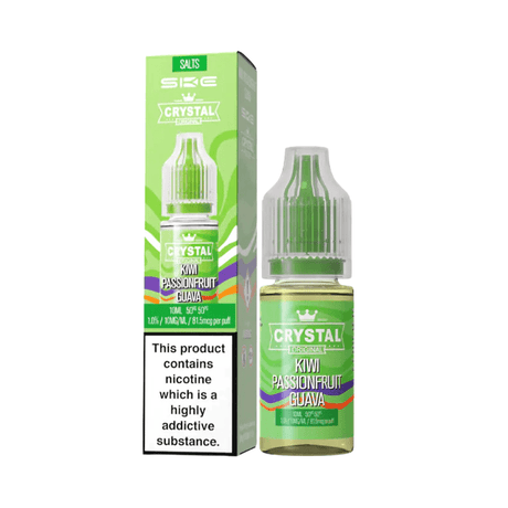 Kiwi Passionfruit Guava SKE Crystal Nic Salt 10ml E - Liquid 50/50 - PRONTO VAPES