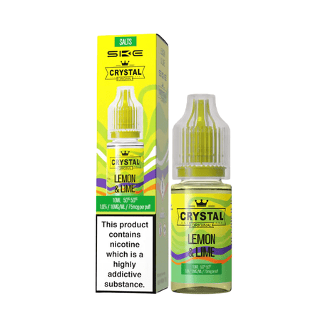 Lemon & Lime SKE Crystal Nic Salt 10ml E - Liquid 50/50 - PRONTO VAPES